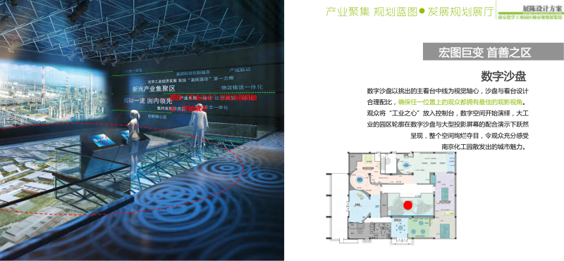 （规划馆）34南京化学工业园区 城市规划展览馆 布展设计方案-展示云